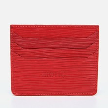 Hotiç Kadın Deri Kırmızı Cüzdan