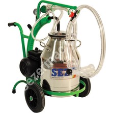 Sezer Elmas-1k Alüminyum Güğümlü Süt Sağım Makinesi (Koyun Keçi)