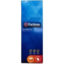 Fixtime 1+1pkt Pratik Hazır Silikonlu Derz Dolgu Beyaz 450GR