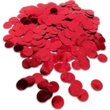 Rönesans Parti 1 Paket Kırmızı Metalize Balon Içi Konfeti Pulu (10GR)