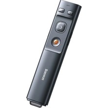 Baseus Orange Dot Projeksiyon Sunum Kırmızı Lazer Işaretçili Pilli Uzaktan Kumanda Presenter