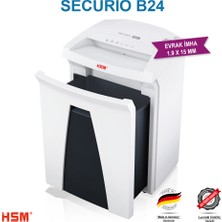 Hsm Securıo B24 Evrak Imha Makinesi / Kağıt Kırpma Makinesi - Parçacık Kesim 1,9X15MM- 34LT