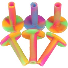 ST Decor 6pcs Kauçuk Golf Tees Golf Ball Tee Uygulama ve Sürüş Aralığı Paspasları 3 Boyutu 70MM (Yurt Dışından)