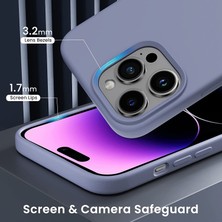 MTK Moveteck iPhone 11 Pro Max Kılıf Magsafe Wireless Şarj Özellikli Sıvı Jel Lansman Renkli Silikon