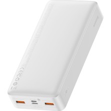 Baseus Bipow Overseas Edition Dijital Ekranlı 20W 20.000 Mah Powerbank Beyaz