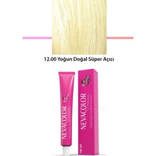 Nevacolor  Premium 12.00 Yoğun Doğal Süper Açıcı - Kalıcı Krem Saç Boyası 50 G Tüp