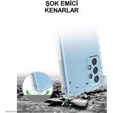 Kzy Xiaomi Redmi 10C Kapak Kamera Korumalı Şeffaf Airbag Antishock Köşe Korumalı Silikon Kılıf