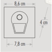 Ct 5170 Koridor Armatür (Sensörlü )-(5'Li)