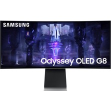 Samsung LS34BG850SUXUF Smart Odyssey OLED G8 34" 0.1ms GTG 175Hz UWQHD 1800R HAS USB Type-C Mini DP Gaming Monitör