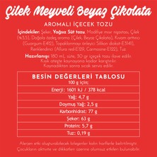 Nera Çilek Meyveli Beyaz Çikolata 750 gr