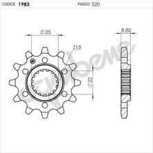 PROX Ktm 250 Ognıbene Ön Dişli 14T