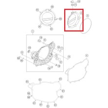 KTM Outer Clutch Cover Ktm Orj Yp R7