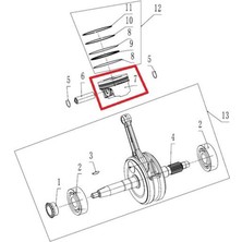 Kayo Tt 190 R Piston