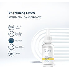 The Purest Solutions, Leke Karşıtı Arbutin Cilt Bakım Serumu 30 ml  (Arbutin %2 + Hyaluronic Acid)