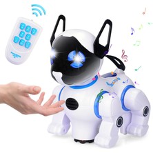 Jurnish 2.4g Akıllı Robot Köpek Yürüyüş Müzik Dansı Elektronik Evcil Hayvan 5 6 7 8 9 10 (Yurt Dışından)