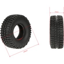 Jurnish 1/10 Rc Araç D90 Eksenel SCX10 Rock Için 100 mm Lastik (Yurt Dışından)