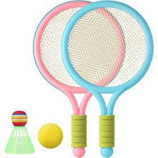 ST Decor Çocuk Badminton Tenis Raket Yeni Başlayanlar Plaj Için Çifte Spor (Yurt Dışından)