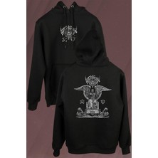 Kendim Seçtim Archgoat Behemoth Metallica Heavy Metal Ön ve Arka Baskılı Sweatshirt Kapüşonlu Hoodie