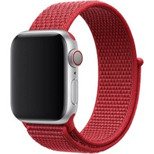 Pazariz Apple Watch Uyumlu Spor  1 2 3 4 5 6 Se Uyumlu Seri Dokuma Kordon 38MM 40MM Örgü Kayış