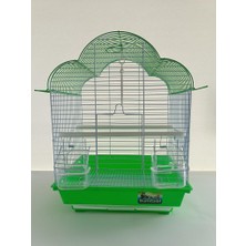 EuroGold Qh Kuş Kafesi 34 x 28 x 46 cm Yeşil Renk