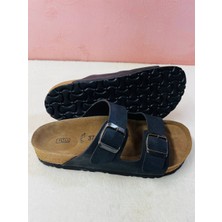 Yıldız Shoes Unisex Ortopedik Taban Günlük Rahat Çift Bantlı Tokalı Sahil Tatil Yazlık Dışarı Misafir Ev Terliği