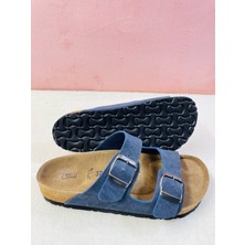 Yıldız Shoes Unisex  Taban Günlük Rahat Çift Bantlı Tokalı Sahil Tatil Yazlık Dışarı Misafir Ev Terliği