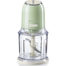 Ariete Vintage Yeşil Cam Blender ve 4 Bıçaklı Rondo Seti