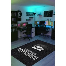Homshtag Pusucular Dokuma Tabanlı Yıkanabilir Kaymaz Gamer Halısı