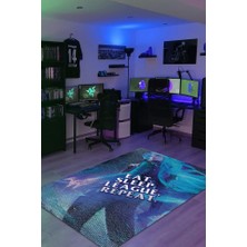 Homshtag Ye Uyu Dinlen Dokuma Tabanlı Yıkanabilir Kaymaz Gamer Halısı