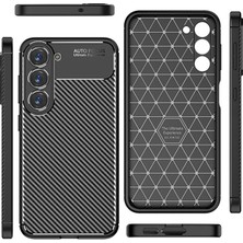 Kip GSM Galaxy S23 Plus Kılıf Karbon Desenli Yüksek Kalite Negro Silikon Kapak