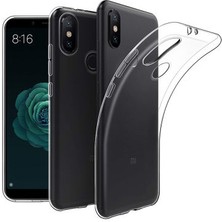 Kip GSM Xiaomi Mi 6x Kılıf Için Tasarlanan Kristal Şeffaf Kaymaz Silikon Kılıf