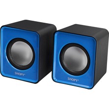 Snopy Sn-66 2.0 Mavi Usb Speaker Sn-66-M