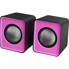 Snopy Sn-66 2.0 Pembe Usb Speaker Sn-66-P