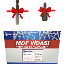 Meridyen 3,5x50 Mdf Vidası 7200 Adet 36 Kutu