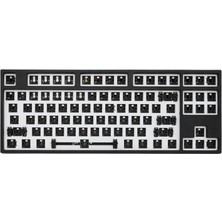Perfect Rgb Led Dıy 87-Key Mekanik Klavye Dizüstü Bilgisayar Siyahı Için Değiştirilebilir (Yurt Dışından)