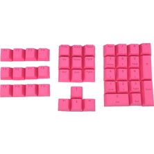 Perfect Dıy Dekoratif Pbt Keycap Kiraz Anahtarı Oyun Mekanik 42 Anahtar Kapakları Pembe (Yurt Dışından)