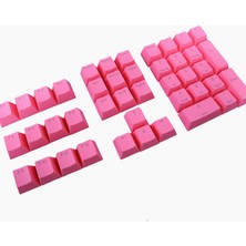 Perfect Dıy Dekoratif Pbt Keycap Kiraz Anahtarı Oyun Mekanik 42 Anahtar Kapakları Pembe (Yurt Dışından)