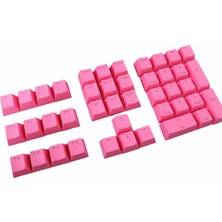 Perfect Dıy Dekoratif Pbt Keycap Kiraz Anahtarı Oyun Mekanik 42 Anahtar Kapakları Pembe (Yurt Dışından)