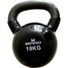 Whiteface Kettlebell(Çaydanlık Tipi Dambıl 18KG (Siyah)