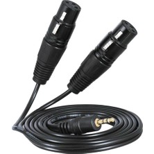 3.5mm Trs - Çift Xlr Dişi Y Ayırıcı Kablosu(Yurt Dışından)