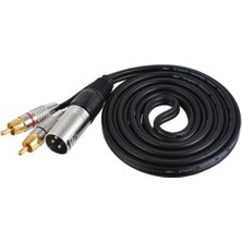 Xlr 3-Pin Erkek Ses Kablo Konnektörü Adaptör (Yurt Dışından)