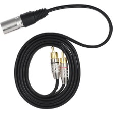 Xlr 3-Pin Erkek Ses Kablo Konnektörü Adaptör (Yurt Dışından)