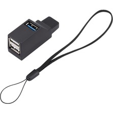 Flameer USB Hub Splitter 3 Port Yüksek Hızlı USB * Fare Defteri Için Genişletici  (Yurt Dışından)