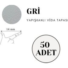 Berkfa Yapışkanlı Vida Tapası Gri
