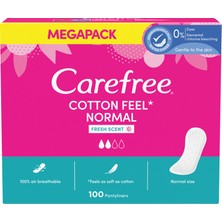 O.B. Carefree Cotton Feel Normal Parfümlü Günlük Ped 100'LÜ Paket