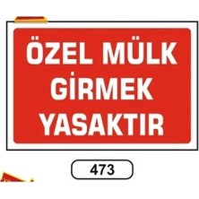 Vektör Özel Mülk Girmek Yasaktır Uyarı Ikaz Levhası