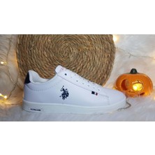 U.S. Polo Assn. Franco Beyaz Unisex Sneaker Ayakkabı CKR00451