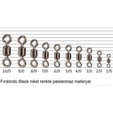 Fladen - Fırdöndü-Rollıng Swıvel-4/0- 2/0-Paket