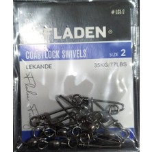 Fladen - Klips Coastlock Swivels- 2-4 - Paket