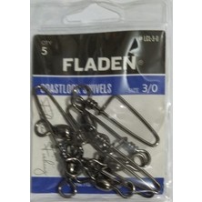 Fladen - Klips Coastlock Swivels- 3/0-2/0 - Paket